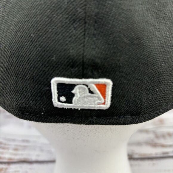San Francisco Giants MLB Fitted New Era 59Fifty Baseball Hat Black Size 7 1/8 - Picture 4 of 10
